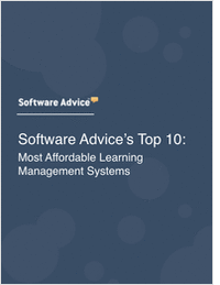 Software Advice's Top 10: Most Affordable Learning Management Systems