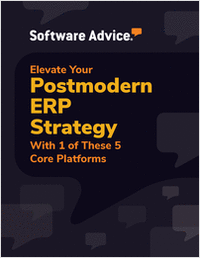 Elevate Your Postmodern ERP Strategy With 1 of These 5 Core Platforms