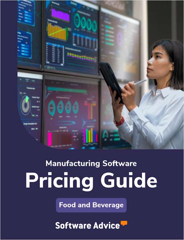 New for 2025: Manufacturing Software Pricing Guide for Food and Beverage