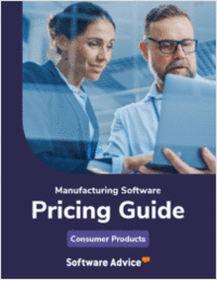 New for 2025: Manufacturing Software Pricing Guide for Consumer Products