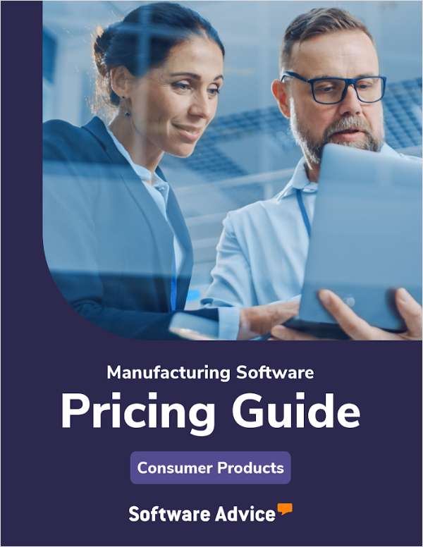 New for 2025: Manufacturing Software Pricing Guide for Consumer Products