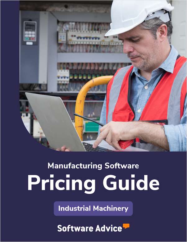New for 2025: Manufacturing Software Pricing Guide for Industrial Machinery