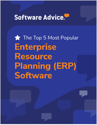 Software Advice's Top 5: Most Popular ERP Software