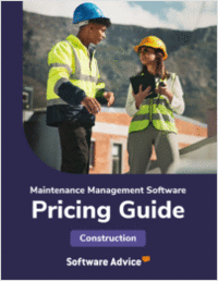 New for 2025: Maintenance Management Software Pricing Guide for Construction and Engineering