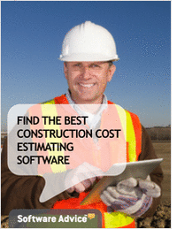 Find the Best 2016 Construction Cost Estimating Software - Get FREE Custom Price Quotes