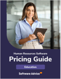 New for 2025: Human Resources Software Pricing Guide for Education