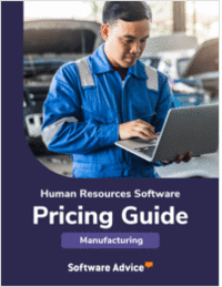 New for 2025: Human Resources Software Pricing Guide for Manufacturing