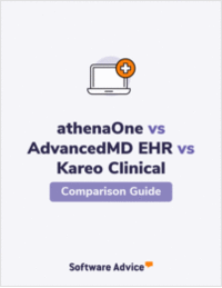 athenaOne vs AdvancedMD EHR vs Kareo Clinical Ratings Compared