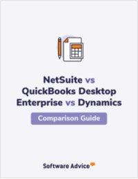 NetSuite vs QuickBooks Desktop Enterprise vs Dynamics Ratings Compared
