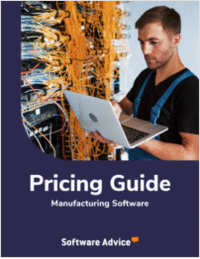 New for 2025: Manufacturing Software Pricing Guide