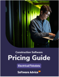 New for 2025: Construction Software Pricing Guide for Electrical/Teledata