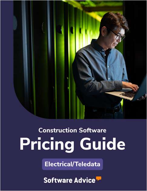 New for 2025: Construction Software Pricing Guide for Electrical/Teledata