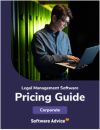 New for 2025: Legal Management Software Pricing Guide for Corporate