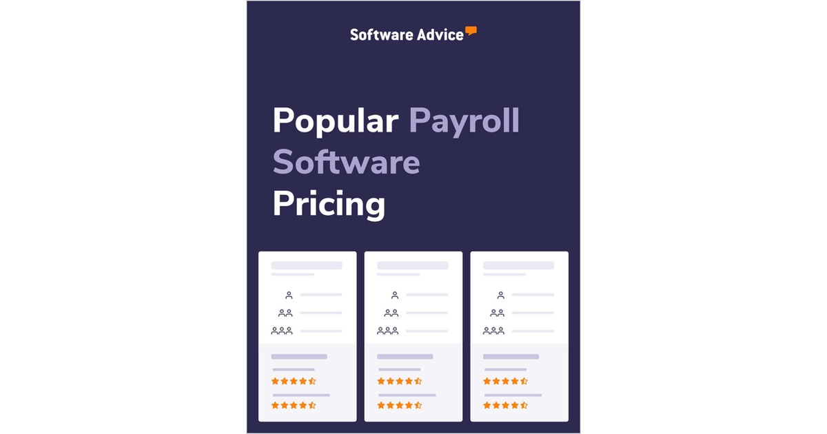 Pricing of Popular Payroll Software