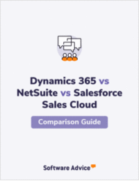 Dynamics 365 vs. NetSuite vs. Salesforce Sales Cloud Ratings Compared