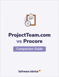 Compare ProjectTeam.com Against Procore: Features, Ratings and Reviews