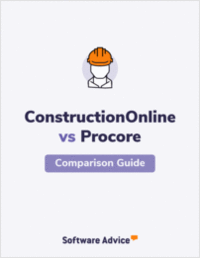 Compare ConstructionOnline Against Procore: Features, Ratings and Reviews