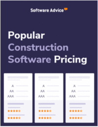 Pricing of Popular Construction Software