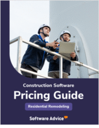 New for 2025: Construction Software Pricing Guide for Residential Remodeling