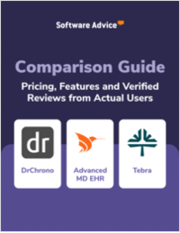 DrChrono vs. AdvancedMD EHR vs. Tebra (Formerly Kareo Billing)