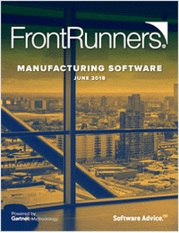Top Rated FrontRunners for Manufacturing Software