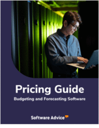 New for 2026: Budgeting and Forecasting Software Pricing Guide