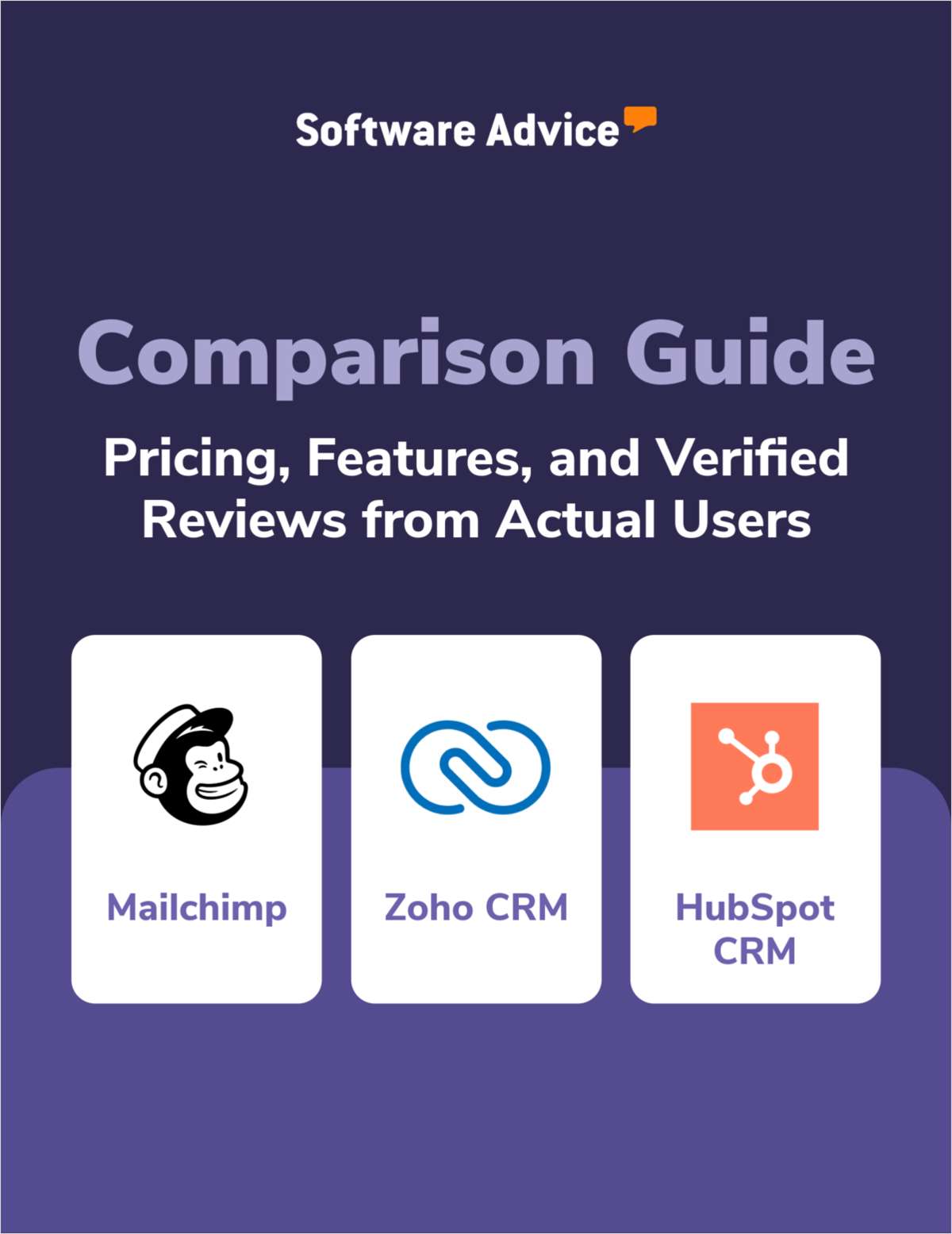 Mailchimp vs. Zoho CRM vs. HubSpot CRM