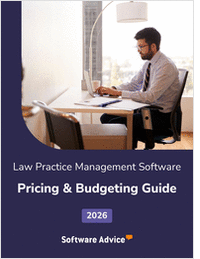 New for 2026: Law Practice Management Software Pricing Guide