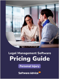 New for 2026: Legal Management Software Pricing Guide for Personal Injury