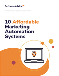 Software Advice's Top 10: Most Affordable Marketing Automation Systems