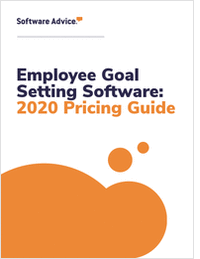 Employee Goal Setting Software: 2020 Pricing Guide