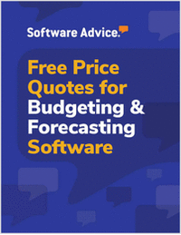 Get Free Budgeting and Forecasting Software Price Quotes!