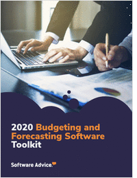 The 2019 Budgeting & Forecasting Software Selection Toolkit