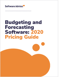Budgeting and Forecasting Software: 2020 Pricing Guide