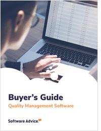 Software Advice's Guide to Buying Quality Management Software in 2019