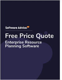 Get Free Enterprise Resource Planning Software Price Quotes!
