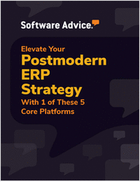 Elevate Your Postmodern ERP Strategy With 1 of These 5 Core Platforms