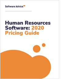 Human Resources Software: 2020 Pricing Guide