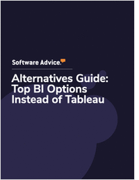 Software Advice Alternatives Guide: 5 Top BI Options Instead of Tableau