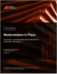 Modernization in Place A Low-risk, Low-impact Approach to Mainframe Application Optimization