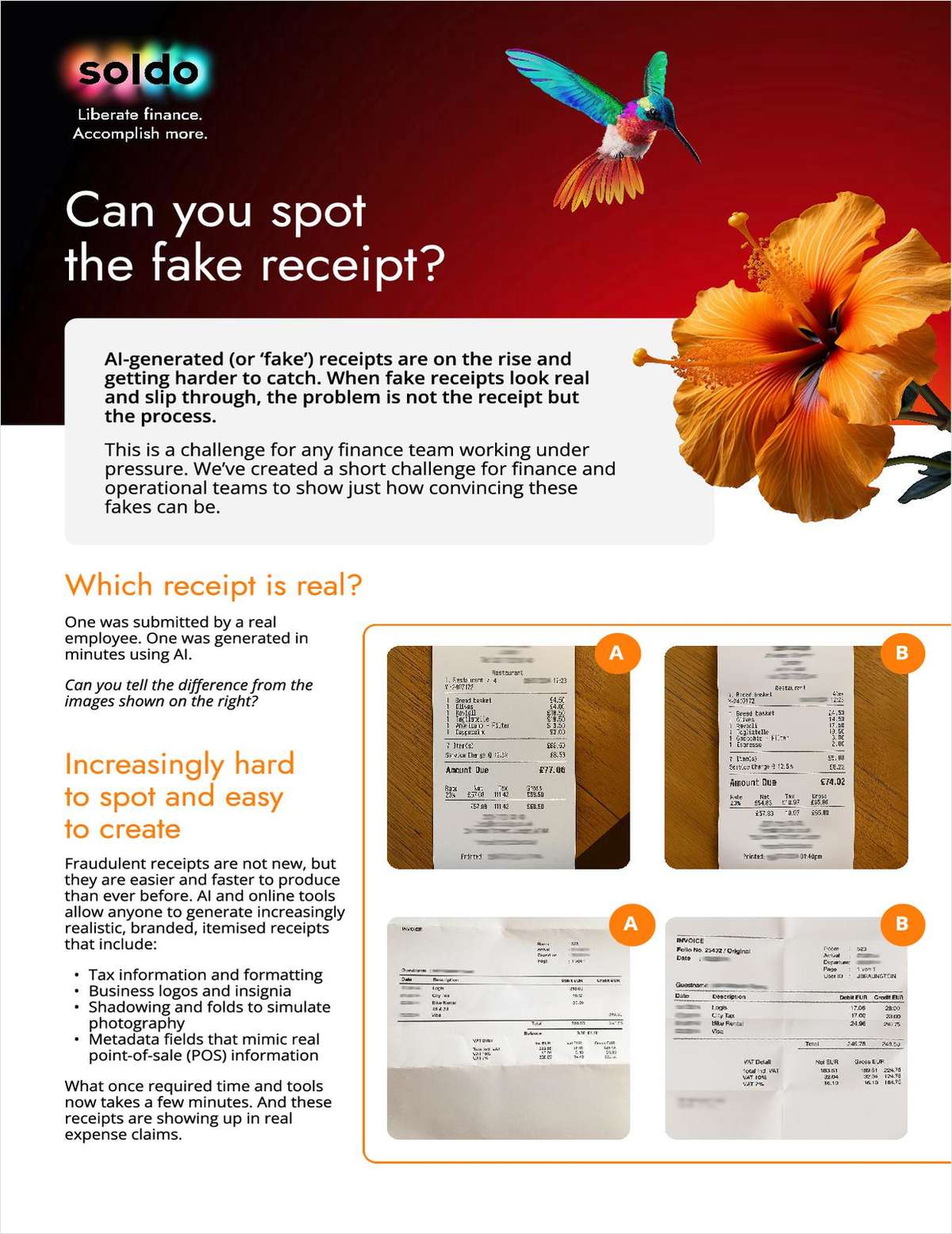 Can You Spot The Fake Receipt?