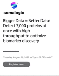 Bigger Data = Better Data: Detect 7,000 proteins at once with high throughput to optimize biomarker discovery
