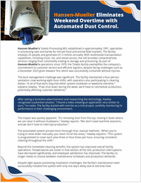 Grain Processor Eliminates Blowdowns and Overtime with Automated Dust Control Solution