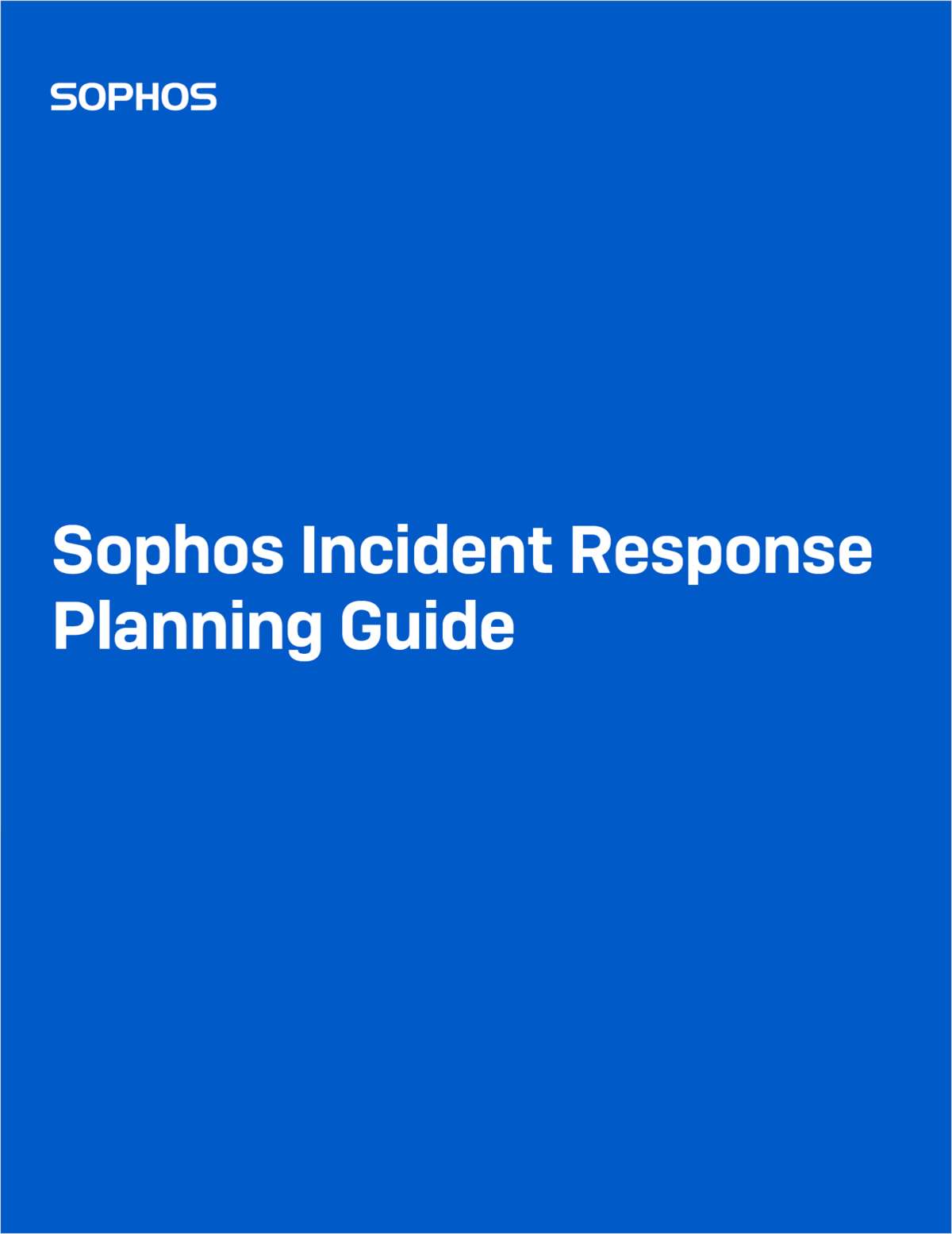 Incident Response Planning Guide