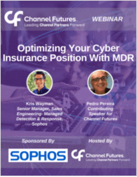 Optimizing Your Cyber Insurance Position With MDR