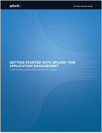 Getting Started with Splunk for Application Management