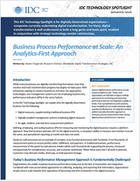 Business Process Performance at Scale: An Analytics-First Approach
