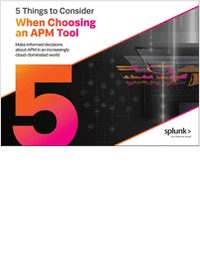 5 Things to Consider When Choosing an APM Tool
