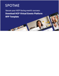 HCP Virtual Events Platform RFP Template