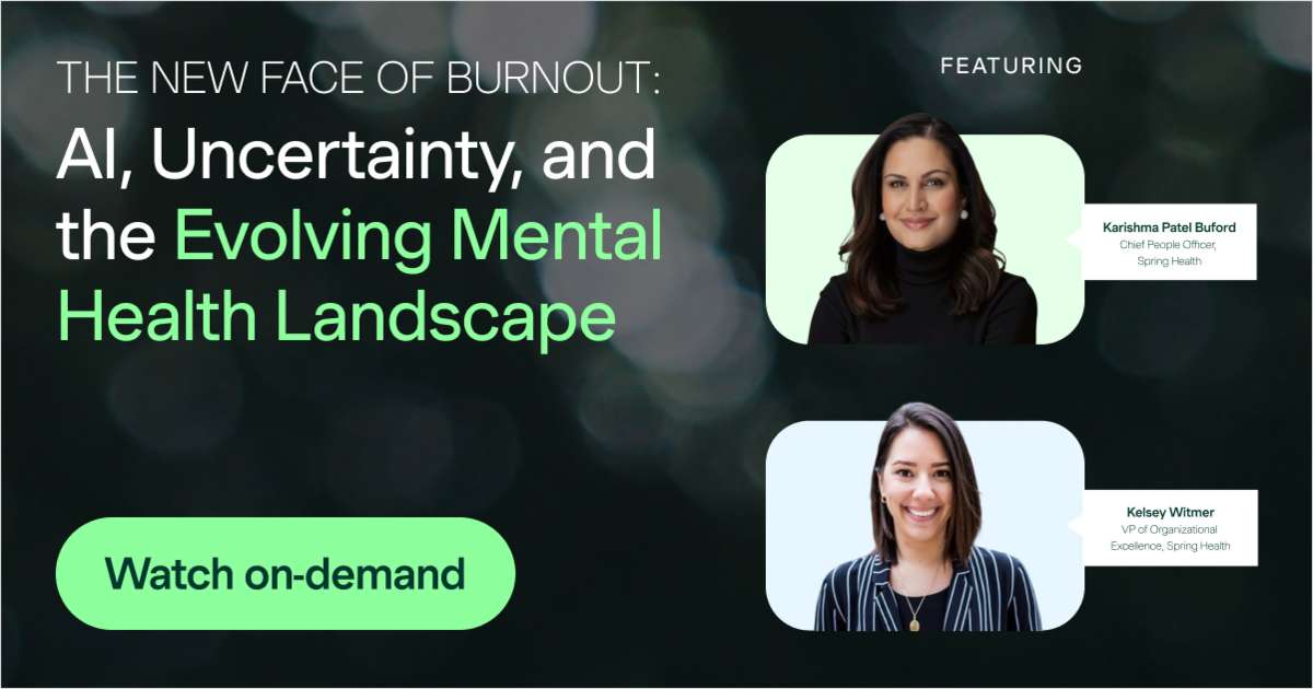 The New Face of Burnout: AI, Uncertainty, and the Evolving Mental Health Landscape